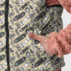 Детский жилет Скейт и граффити, цвет: 3D-красный — фото 2