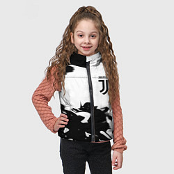 Детский жилет Juventus smoke black fire, цвет: 3D-светло-серый — фото 2