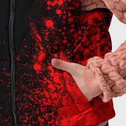 Детский жилет Gears of War - red gradient по-вертикали, цвет: 3D-черный — фото 2
