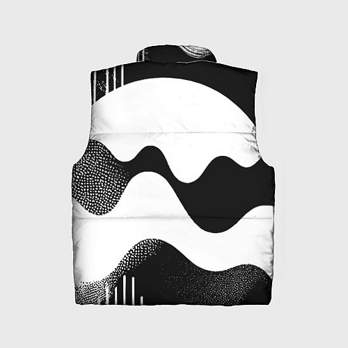 Детский жилет Солнечный дождь - абстракция / 3D-Светло-серый – фото 2