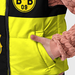 Детский жилет Barcelona x Borussia, цвет: 3D-светло-серый — фото 2
