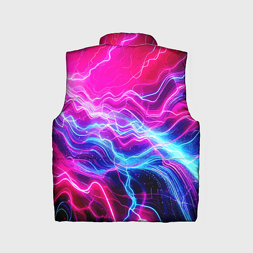 Детский жилет Milano - neon abstraction / 3D-Светло-серый – фото 2