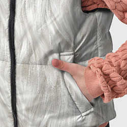 Детский жилет Белый мех кошки, цвет: 3D-красный — фото 2