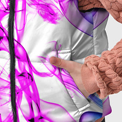 Детский жилет Дым неоновый вейп, цвет: 3D-красный — фото 2