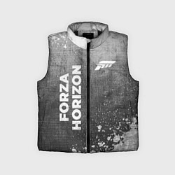 Детский жилет Forza Horizon - grey gradient вертикально, цвет: 3D-черный