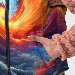 Детский жилет Столкновение двух стихий - инь янь, цвет: 3D-красный — фото 2
