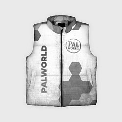 Детский жилет Palworld - white gradient вертикально, цвет: 3D-черный