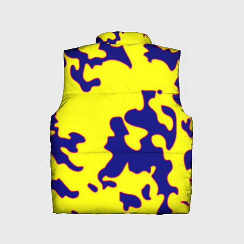 Детский жилет Российская империя камуфляж желтый / 3D-Светло-серый – фото 2