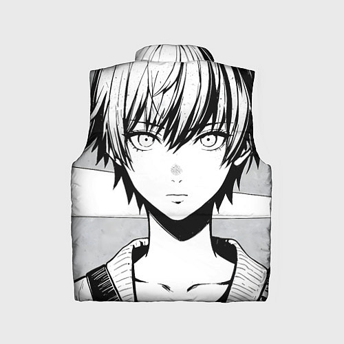 Детский жилет A boy manga / 3D-Светло-серый – фото 2