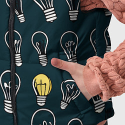 Детский жилет Инновации паттерн - лампочки электрические излучен, цвет: 3D-черный — фото 2