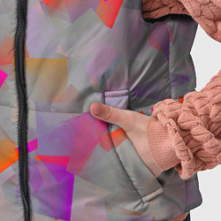 Детский жилет Розово-фиолетовые осколки, цвет: 3D-красный — фото 2