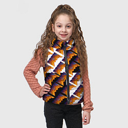 Детский жилет Doom logo pattern, цвет: 3D-черный — фото 2