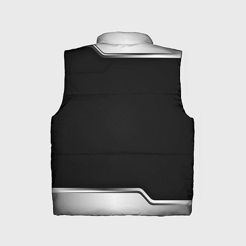 Детский жилет BMW авто текстура / 3D-Светло-серый – фото 2