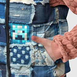 Детский жилет Пэчворк из Minecraft, цвет: 3D-черный — фото 2