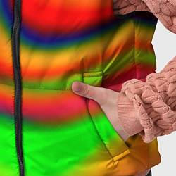 Детский жилет Неоновые разводы краски, цвет: 3D-светло-серый — фото 2