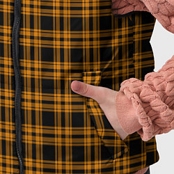 Детский жилет Чёрно-жёлтый клетчатый, цвет: 3D-черный — фото 2