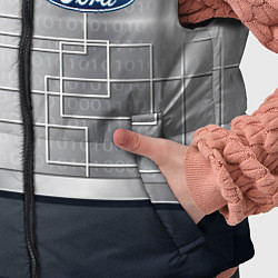 Детский жилет FORD текстура из метала, цвет: 3D-светло-серый — фото 2