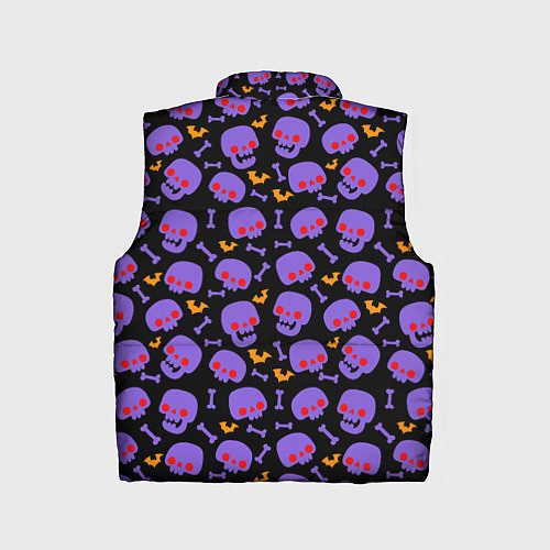 Детский жилет Красный взгляд / 3D-Светло-серый – фото 2