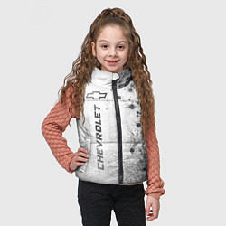 Детский жилет Chevrolet - white gradient по-вертикали, цвет: 3D-черный — фото 2