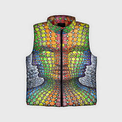 Детский жилет Оптические стёкла, цвет: 3D-красный