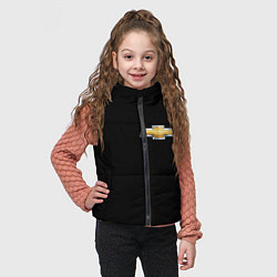 Детский жилет Chevrolet logo, цвет: 3D-красный — фото 2