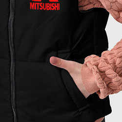 Детский жилет Mitsubishi logo, цвет: 3D-черный — фото 2