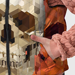 Детский жилет Смеющийся череп паттерн, цвет: 3D-черный — фото 2