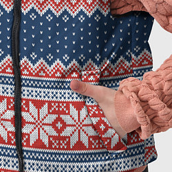 Детский жилет Knitted Pattern, цвет: 3D-красный — фото 2