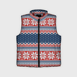 Детский жилет Knitted Pattern, цвет: 3D-красный