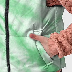 Детский жилет Салатовый тай дай, цвет: 3D-красный — фото 2