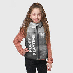 Детский жилет Poppy Playtime - grey gradient вертикально, цвет: 3D-черный — фото 2