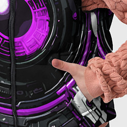 Детский жилет Фиолетовая сфера киберпанк, цвет: 3D-красный — фото 2