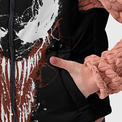 Детский жилет Веном - морда, цвет: 3D-красный — фото 2