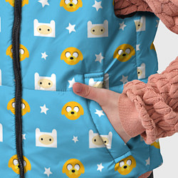 Детский жилет Время приключений паттерн, цвет: 3D-черный — фото 2