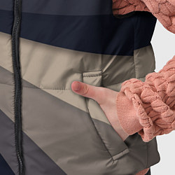 Детский жилет Фрактальные линии, цвет: 3D-красный — фото 2