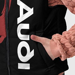 Детский жилет Audi и череп, цвет: 3D-черный — фото 2