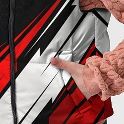 Детский жилет Lixiang - красная абстракция, цвет: 3D-красный — фото 2