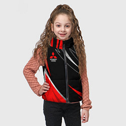 Детский жилет Mitsubishi - red and black, цвет: 3D-красный — фото 2