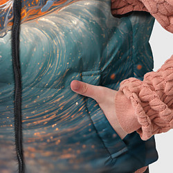 Детский жилет Волна и блики солнца, цвет: 3D-светло-серый — фото 2