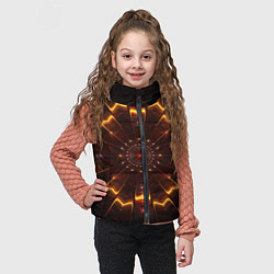 Детский жилет Психоделика узор текстура, цвет: 3D-красный — фото 2