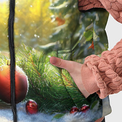 Детский жилет Солнечный новый год, цвет: 3D-красный — фото 2