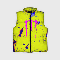 Детский жилет Monster energy краски, цвет: 3D-красный