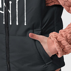 Детский жилет Таня - белая надпись вязью, цвет: 3D-светло-серый — фото 2