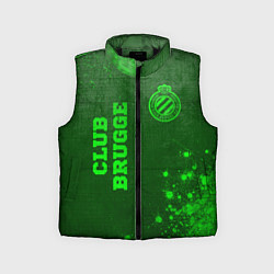 Детский жилет Club Brugge - green gradient вертикально