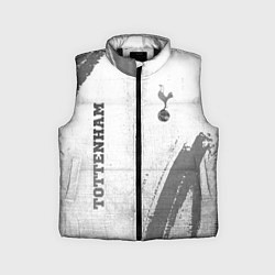 Детский жилет Tottenham - white gradient вертикально, цвет: 3D-черный