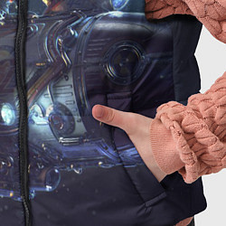 Детский жилет Космонавт - ракета, цвет: 3D-черный — фото 2