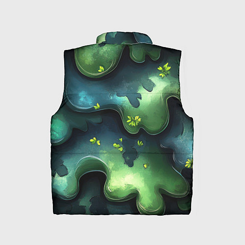 Детский жилет Летний абстрактный камуфляж / 3D-Светло-серый – фото 2
