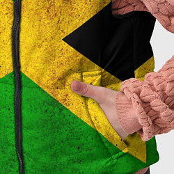 Детский жилет Jamaica flag, цвет: 3D-красный — фото 2