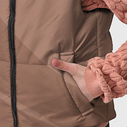 Детский жилет Мокко Мусс однотонный с полосой, цвет: 3D-светло-серый — фото 2