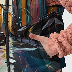 Детский жилет Улица в стиле экспрессионизм, цвет: 3D-черный — фото 2